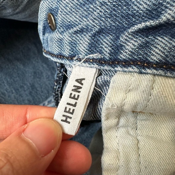 GRLFRND The Helena Straight Leg Jean in Close To You Raw Hem - Picture 9 of 14